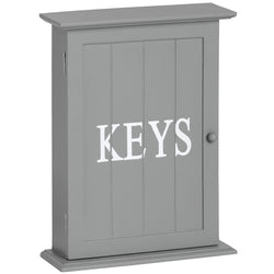 Wooden Keys Box Grey