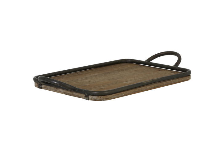 MOULON Wooden Tray Brown