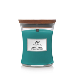 Woodwick Juniper & Spruce Medium Hourglass Scented Candle