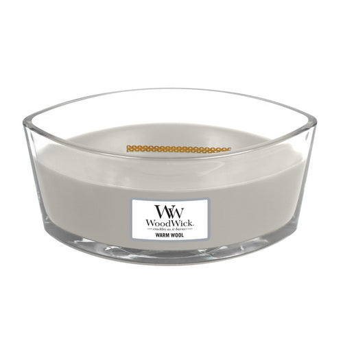 Woodwick Warm Wool Hearthwick Ellipse Scented Candle