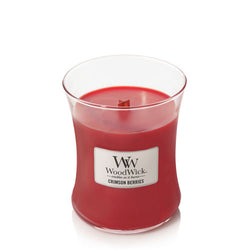 Woodwick Crimson Berries Medium Hourglass Scented Candle