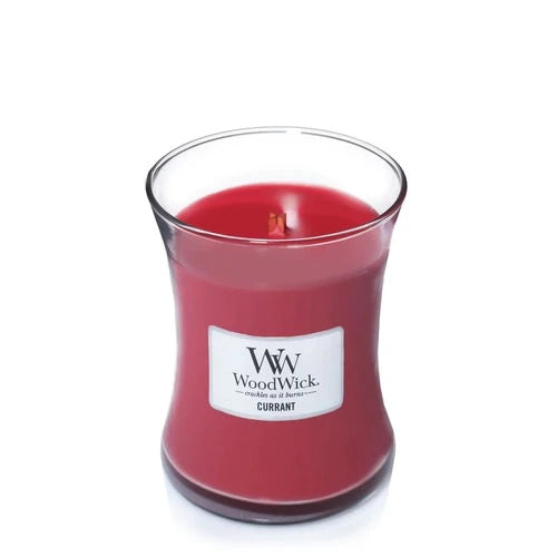 Woodwick Currant Medium Hourglass Scented Candle