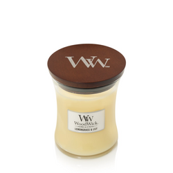 Woodwick Lemongrass & Lilly Medium Hourglass Scented Candle