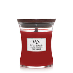 Woodwick Pomegranate Medium Hourglass Scented Candle