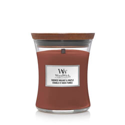 Woodwick Smoked Walnut & Maple Medium Hourglass Scented Candle