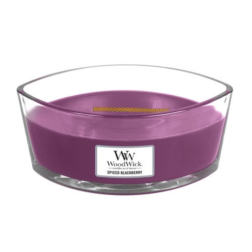 Woodwick Spiced Blackberry Hearthwick Ellipse Scented Candle