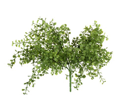 Artificial Button Leaf Bush Flora Greenery Plant Green